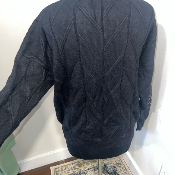 Black Graphic Women's Cardigan - Picture 6 of 6